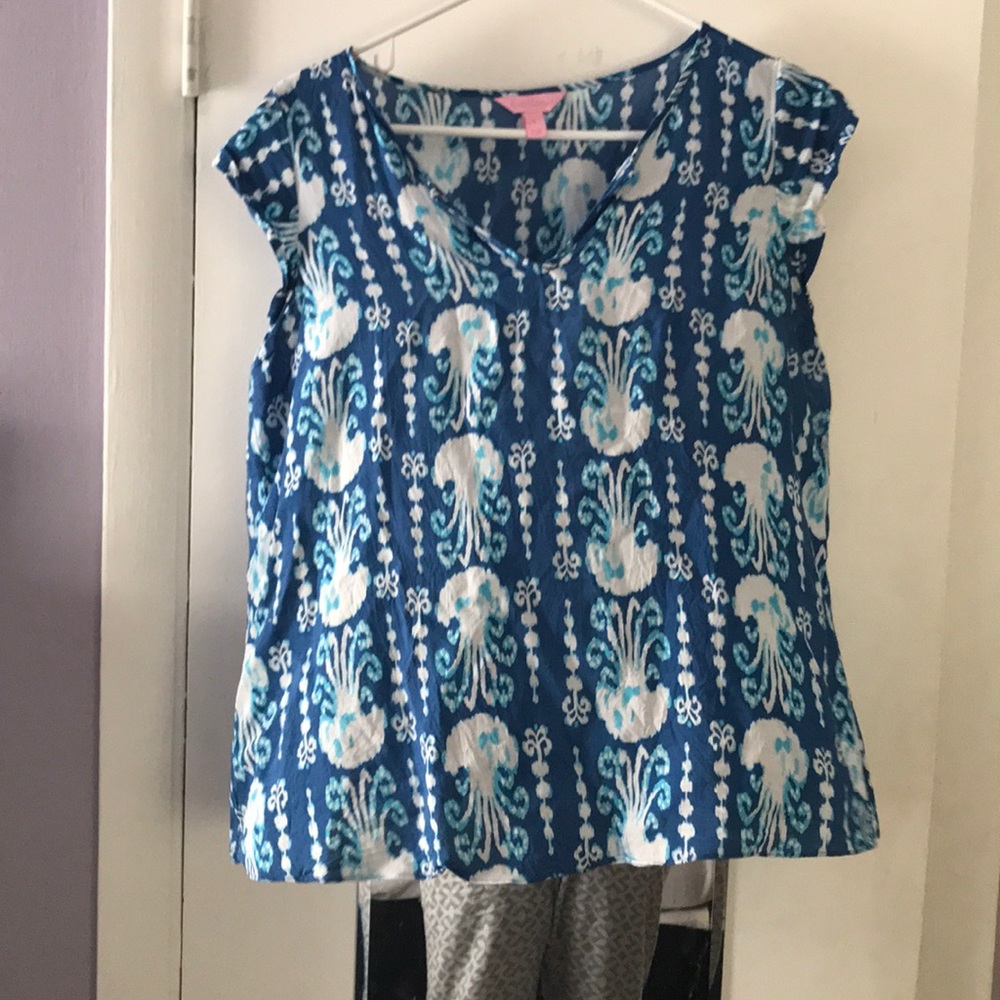 Lill Pulitzer Shelley Top sz Small